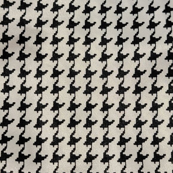 Vintage Victorias Secret Pajama Set Womens Small Y2K Houndstooth Print Satin - Picture 4 of 7